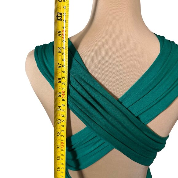 NWT Tart Transformer Maxi Dress Sz M Kelly Green Modal Event Feminine Flowy - Picture 8 of 12
